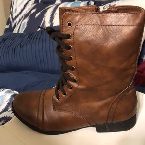 Madden Girl Combat Boots